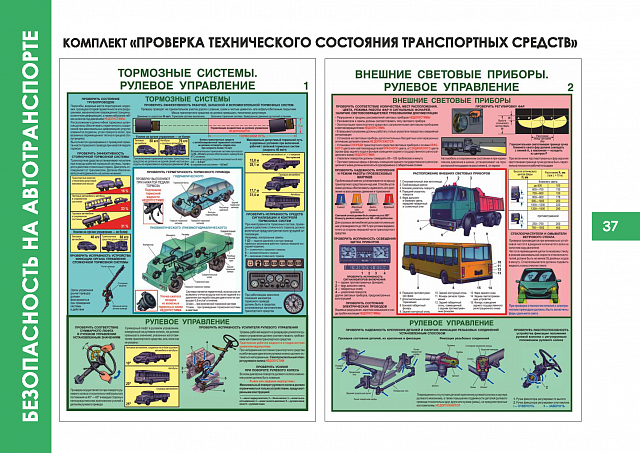 Плакаты по  Безопасности на автотранспорте